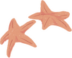 Digital drawing of two orange sea stars